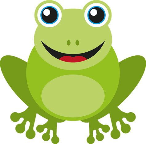 Frog Cartoon Animal Free Vector Graphic On Pixabay