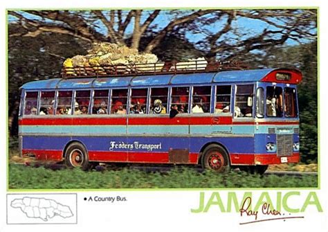 Jamaica The Only Bus On The Island 1952