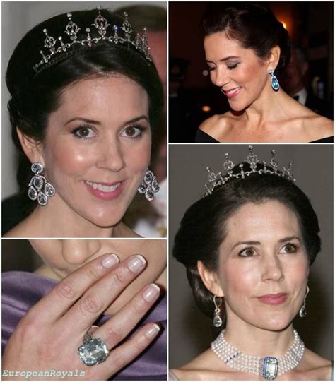 Princess Mary Aquamarine Jewels Princess Mary Royal Crown Jewels
