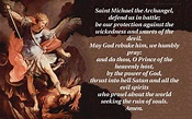 The Prayer To St Michael The Archangel Michael Journal - Riset