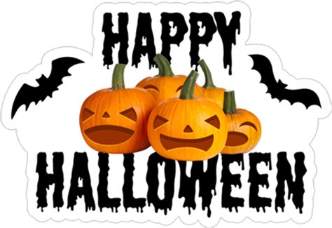 Download High Quality Happy Halloween Clipart Black Transparent Png