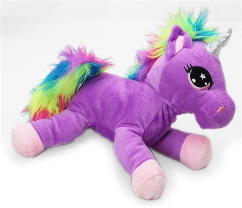 Snuggle Pals Plush Rainbow Unicorn Soft Toy Purple Soft Toys Toys