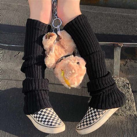 Kawaii Black Leg Warmer Sugarries