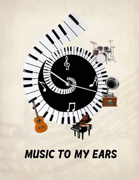 Music To My Ears Musicians Planner Etsy