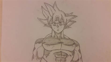 Goku Ultra Instinct Pencil Drawing Drawing Amino