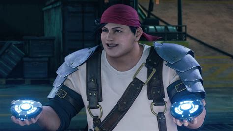 A Closer Look At Wedge And His Weapon In Final Fantasy Vii Remake