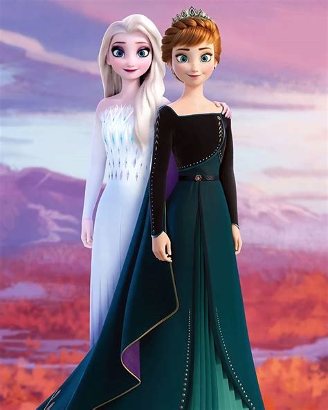 Frozen wallpapers, elsa, anna, hug, artwork, animation. on Instagram: "Wonderful Elsa and Anna art by Constable ...