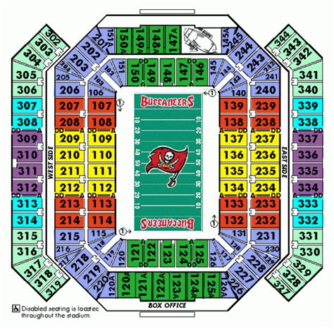 Raymond James Stadium Seating Chart With Rows