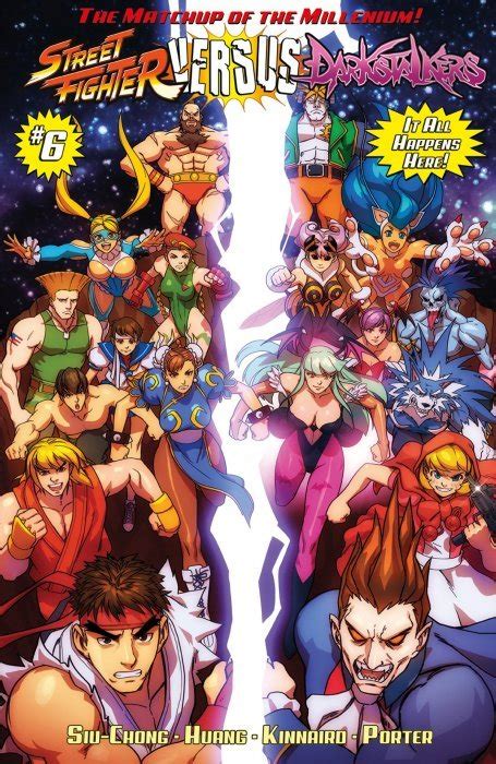 Street Fighter Vs Darkstalkers 6c Udon Entertainment Comic Book