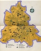 Map of West Berlin, published in the USSR . Cold war. 1962 - a photo on ...