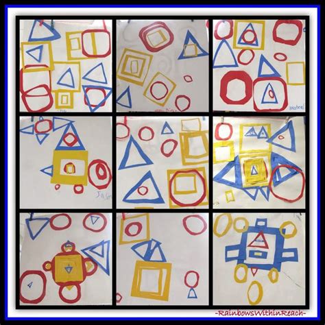 Shapes Shapes And More Shapes Geometry With Children Art Teacher