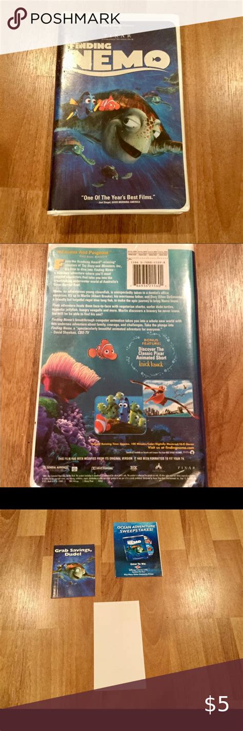 Finding Nemo VHS Tape In 2021 Finding Nemo Nemo Vhs Tape