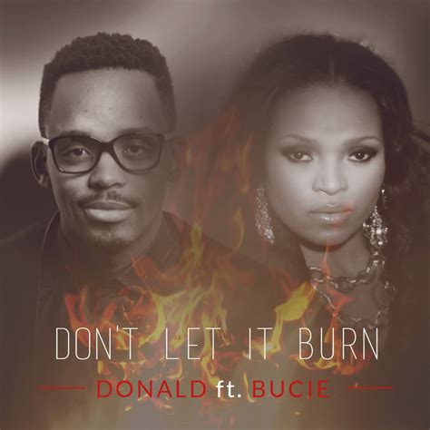 Donald Feat Bucie Don T Let It Burn O House Music Forever