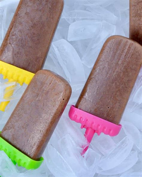 Healthy Chocolate Popsicles The Oven Light