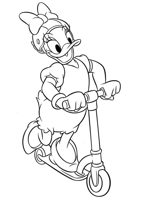Walt disney did not just create animations films but many other films that has left an indelible impression on the audience's mind. Walt Disney Coloring Pages - Daisy Duck - Walt Disney ...