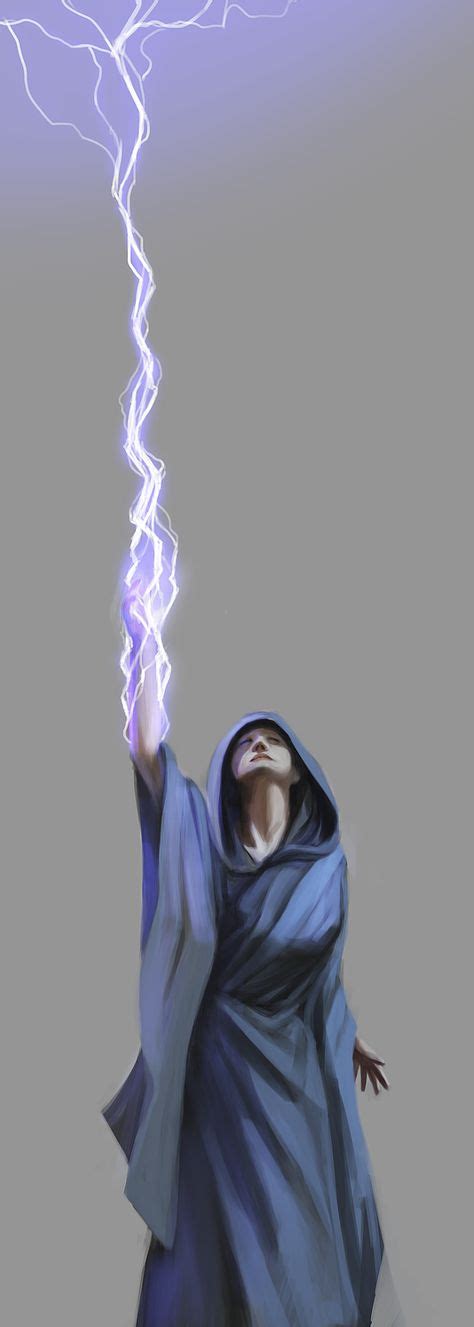 Lightning Wizard Sketch By Entroz On Deviantart Elemental Magic