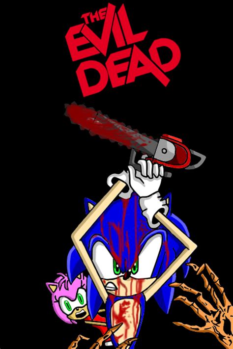 Evil Dead Sonic The Hedgehog Poster By Smoloo56 On