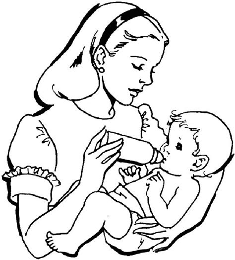 Baby Coloring Pages To Print Coloring Home