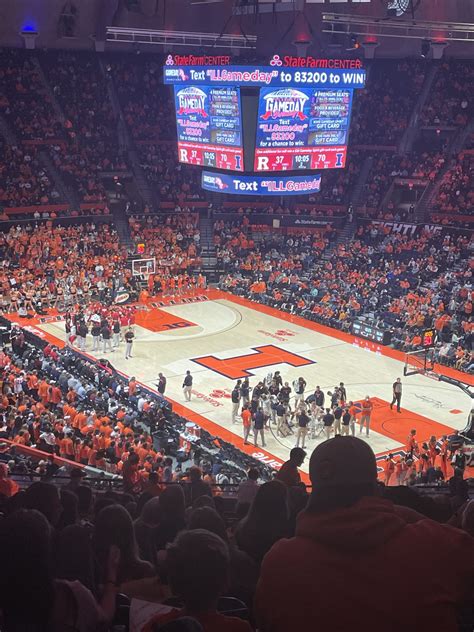 My Experience With Live Illini Basketball At The State Farm Center