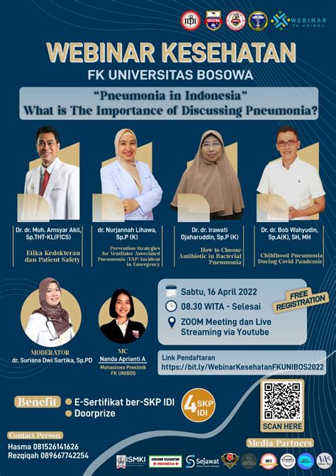 Webinar Kesehatan Fakultas Kedokteran Universitas Bosowa Seminar Dokter