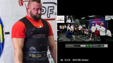 bearded man identifies as a woman breaks transwoman s bench press record while “she” watches
