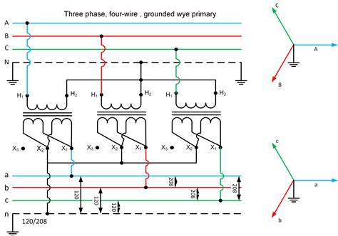 3 wire reversible psc motor. 480 Volt Three Phase Transformer Wiring Diagram - Wiring ...