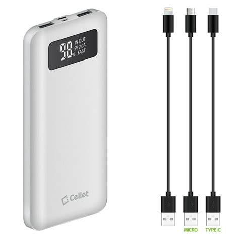 Cellet Portable Charger Power Bank Ultra Thin 1000mah Power Bank With