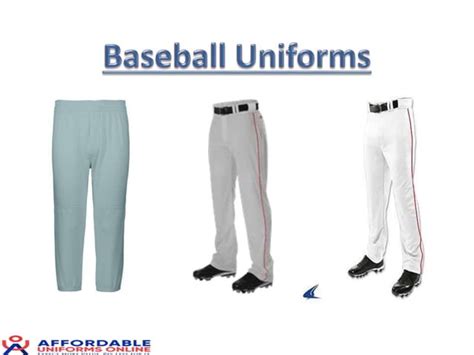 Complete Baseball Uniforms Set