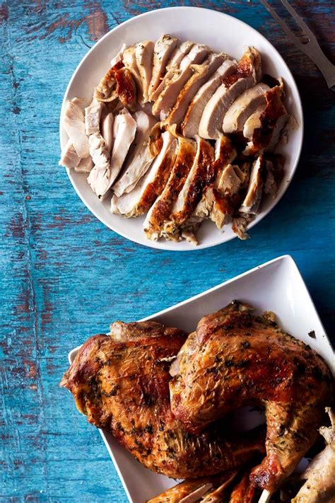 this spatchcock turkey recipe is the best way to cook a juicy tender flavorful turkey in a