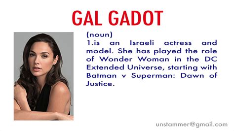 How To Pronounce Gal Gadot Youtube
