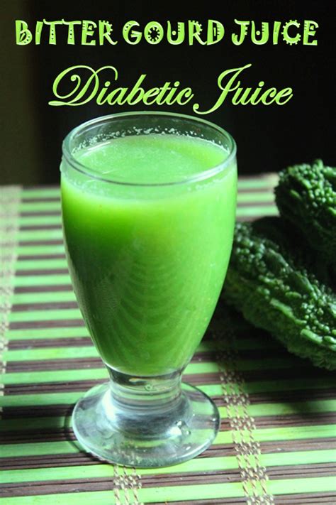 Do you abstain yourself from your favourite foods just because you have diabetes? Bitter Gourd Juice Recipe / Bitter Melon (Karela) Juice ...