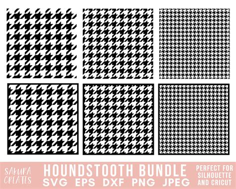 Houndstooth Pattern Svg Houndstooth Texture Houndstooth Clipart Hounds