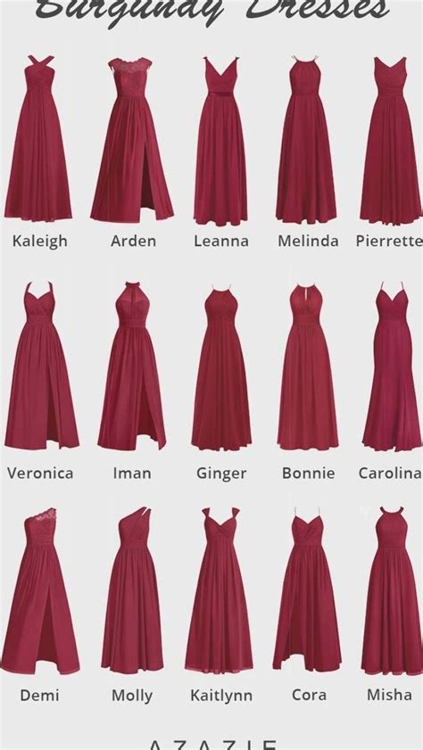 Azazie Brings You A Complete New Range Of Burgundy Bridesmaid Dresses