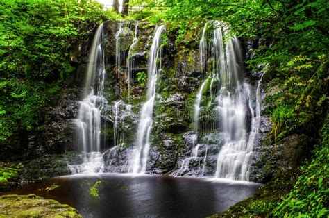 Glenariff Waterfalls Northern Ireland Stock Image Image Of Natural