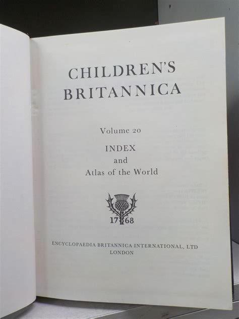 Childrens Britannica 1978 Full Set 20 Books Id4207 Ebay