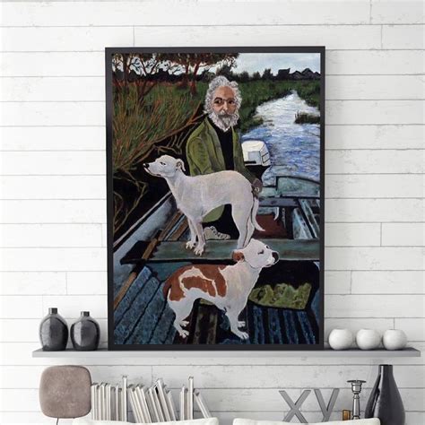Goodfellas Dog Painting Henry Hill Scorsese Mafia Boat Poster No Frame