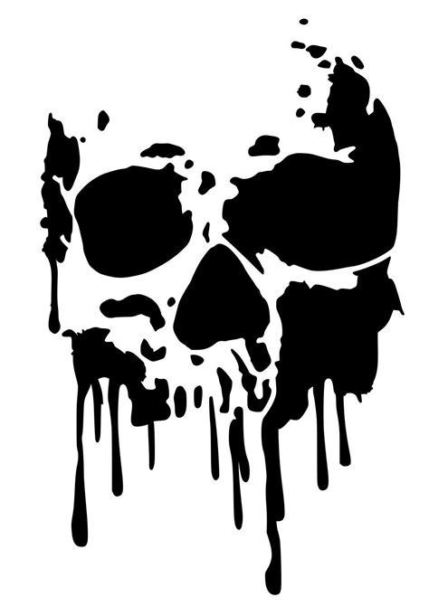 Printable Airbrush Skull Stencil Printable Word Searches
