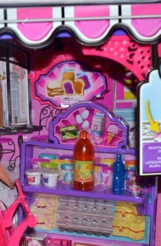 Nib 2013 Barbie Malibu Avenue Market Playset 20 Pieces Grocery Store