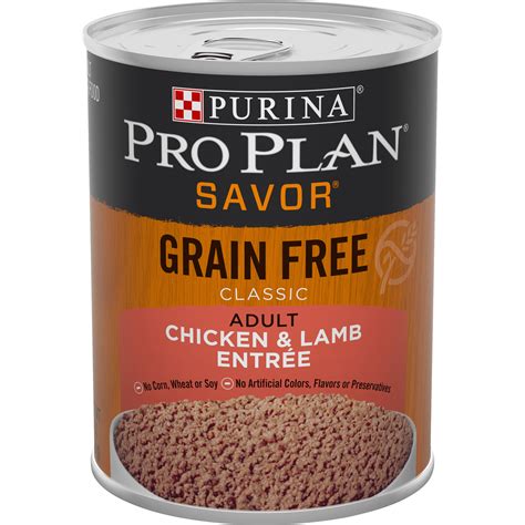 12 Pack Purina Pro Plan Grain Free High Protein Wet Dog Food Savor