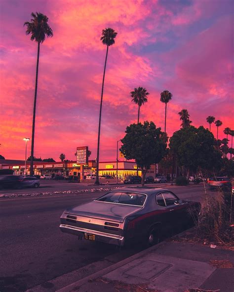 Pink Aesthetic Sunsets Sun Sunrise Sunset Set Tumblr