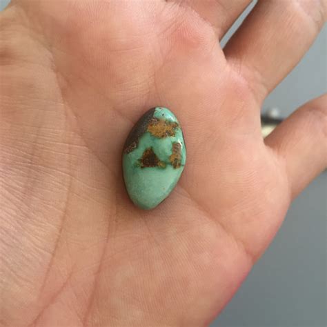 M206 Large Green Natural Turquoise Cabochon From The Southwest Natural