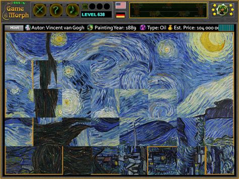 S01 starry starry night s1. The Starry Night Puzzle | Online Arts Game