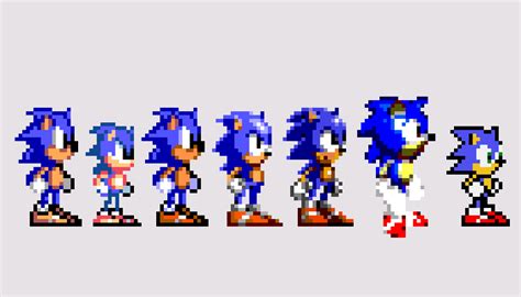 Pixilart Sonic 8 Bit Evolution By I Like Sonic 91