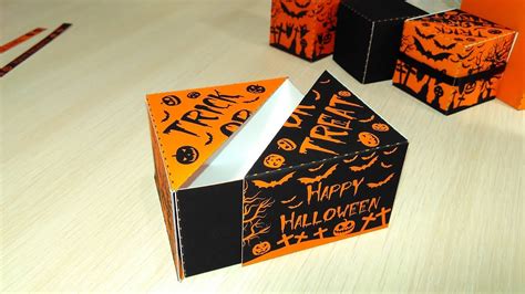 How To Make Special Halloween Treat Boxes Diy Halloween Party