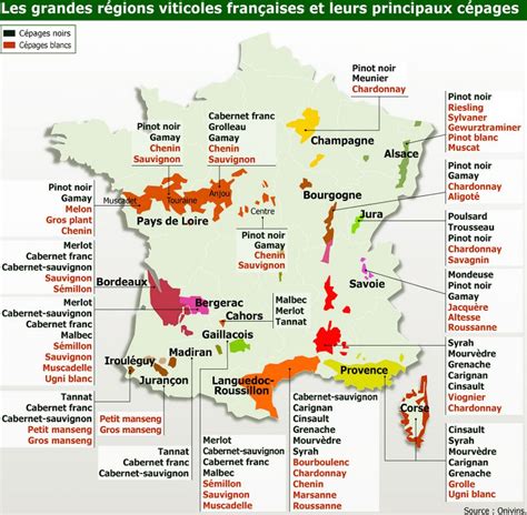 Carte De France Des Vins Et Cepages My Blog
