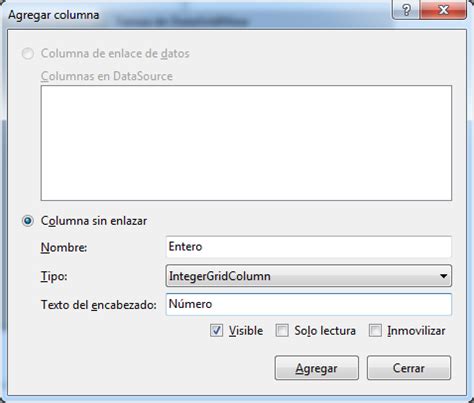 Windows Forms DataGridView Columna que acepta sólo números Píldoras NET