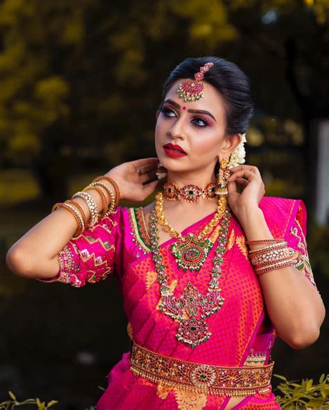 Indian Traditional Bridal Jadau Jewelleries South India Jewels