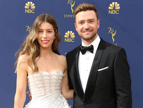 Jessica Biel And Justin Timberlake At Emmy Awards