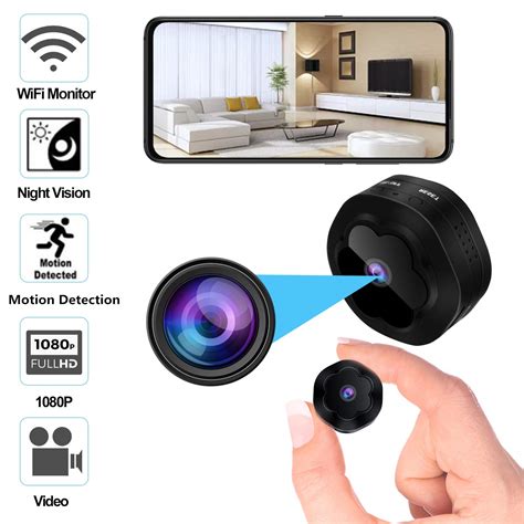 Buy Mini Hidden Camera WiFi Wireless Camera P HD Remotely Monitor Motion Detection With