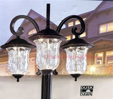 New Innova Lighting 3 Light Outdoor Led Lamp Post Lantern Yard Garden
